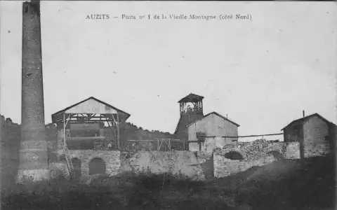 Shaft no. 1 of the Vieille-Montagne in Decazeville, a former mining site in Aveyron